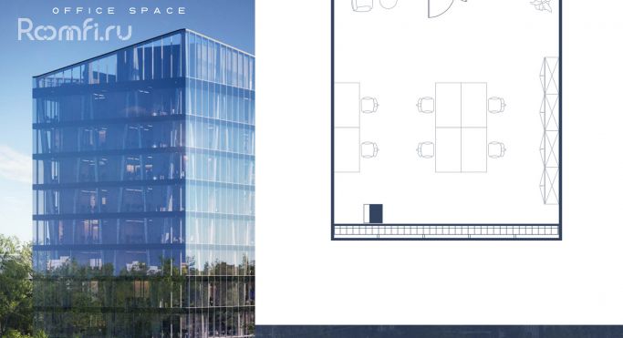 Продажа офиса 53.7 м², улица Алексея Свиридова - фото 1