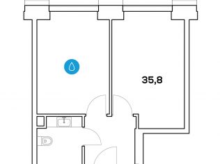 Продажа офиса 35.8 м²