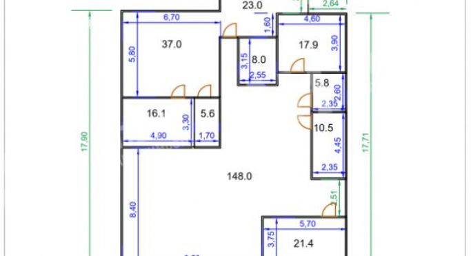 Аренда офиса 297 м², Нижняя Красносельская улица - фото 2