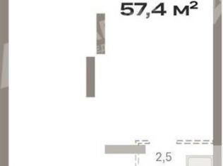 Продажа помещения свободного назначения 58 м²