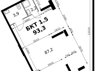 Продажа помещения свободного назначения 93.3 м²