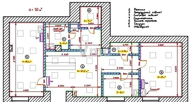 Аренда помещения свободного назначения 80 м², проспект Мира - фото 2