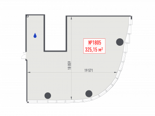 Продажа офиса 325.2 м²