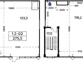 Продажа помещения свободного назначения 276 м²