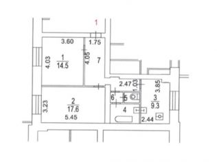 Продажа помещения свободного назначения 58.5 м²