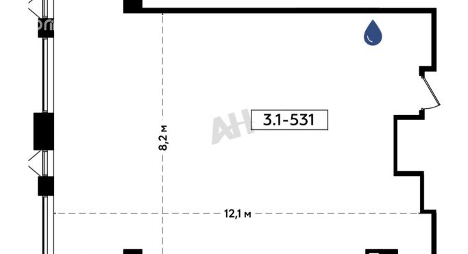 Продажа помещения свободного назначения 101 м², Новомихайловское шоссе - фото 1