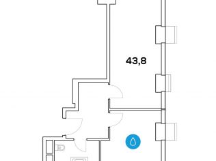 Продажа офиса 43.8 м²