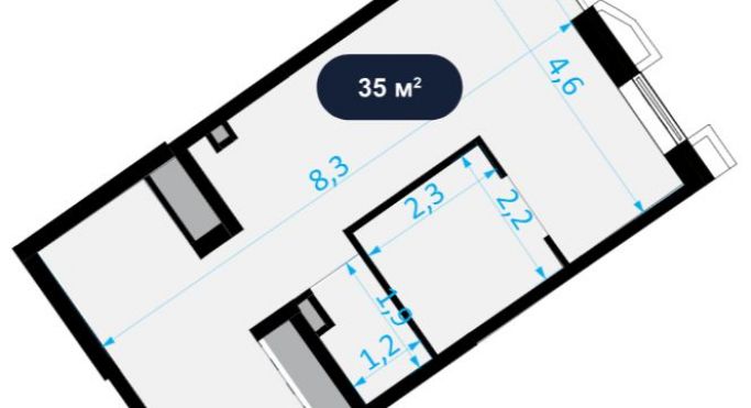 Аренда торгового помещения 35 м² - фото 2