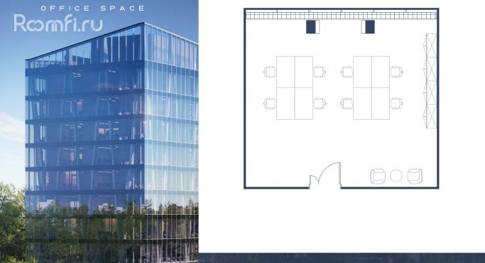 Продажа офиса 64.1 м², улица Алексея Свиридова - фото 1