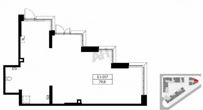 Продажа помещения свободного назначения 80 м² - фото 1