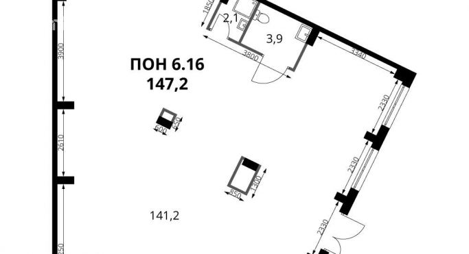 Продажа помещения свободного назначения 147.2 м² - фото 1