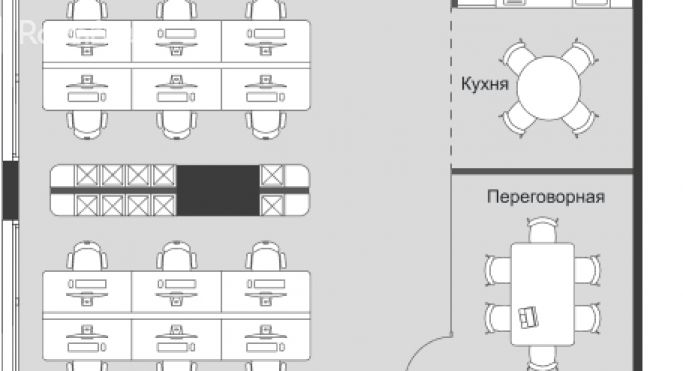 Продажа офиса 129.9 м², 3-я Хорошёвская улица - фото 1