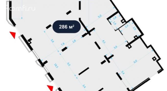 Аренда помещения свободного назначения 286 м² - фото 2