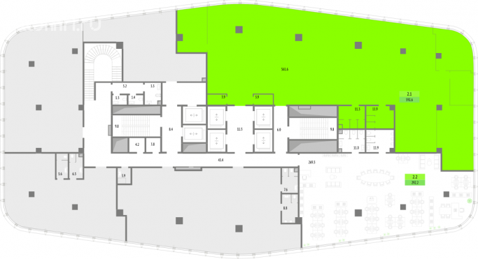 Продажа офиса 527.7 м² - фото 2