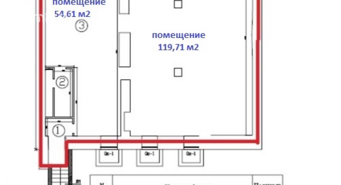 Аренда помещения свободного назначения 212.2 м², Подсосенский переулок - фото 1
