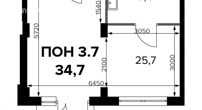 Продажа помещения свободного назначения 34.7 м², Ленинградское шоссе - фото 1