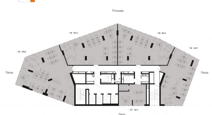 Продажа офиса 134.7 м², Ярцевская улица - фото 2