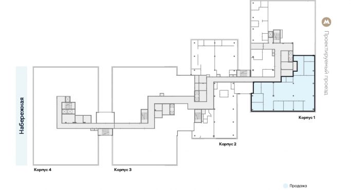 Продажа офиса 516.2 м², Проектируемый проезд № 4062 - фото 1