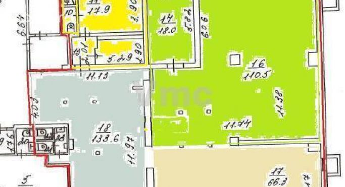 Аренда торгового помещения 343 м², Смольная улица - фото 3