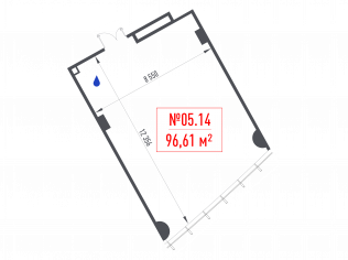 Продажа офиса 96.6 м²