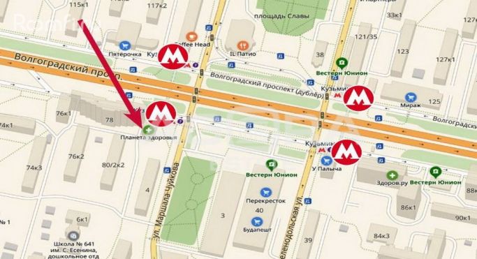 Аренда торгового помещения 42.2 м², Волгоградский проспект - фото 3