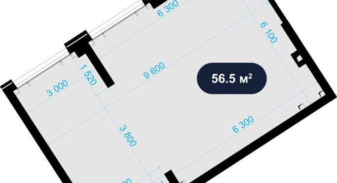 Аренда торгового помещения 57 м², улица Народного Ополчения - фото 2