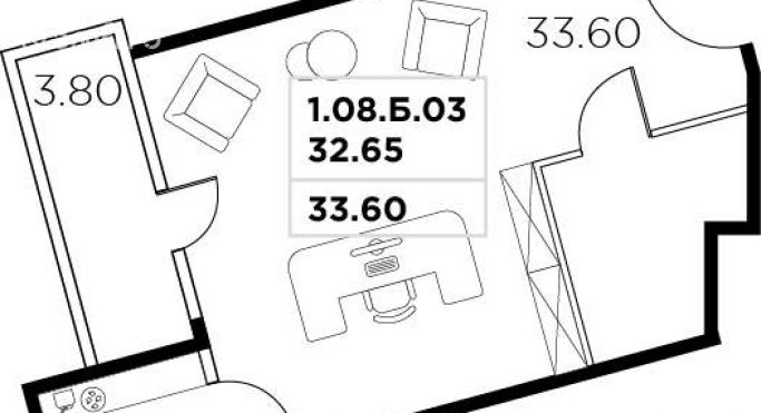 Продажа офиса 37.4 м², улица Маршала Прошлякова - фото 2