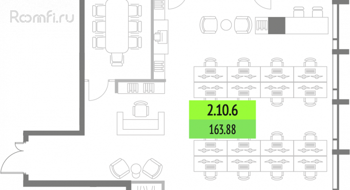 Продажа офиса 163.9 м², Огородный проезд - фото 3