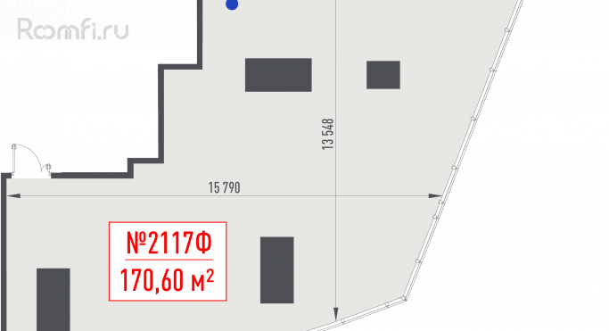 Продажа офиса 170.6 м², 1-й Красногвардейский проезд - фото 1
