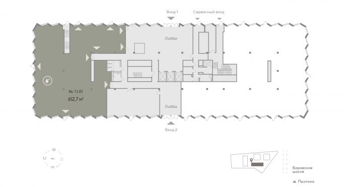 Продажа торгового помещения 612.7 м² - фото 1