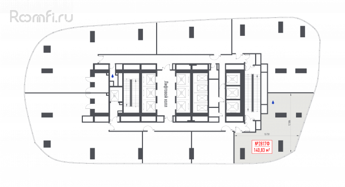 Продажа офиса 140.8 м², 1-й Красногвардейский проезд - фото 2