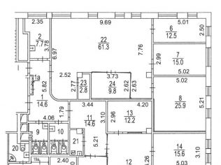Продажа помещения свободного назначения 287.6 м²