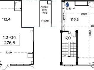 Продажа помещения свободного назначения 277 м²