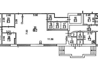 Продажа помещения свободного назначения 185.1 м²