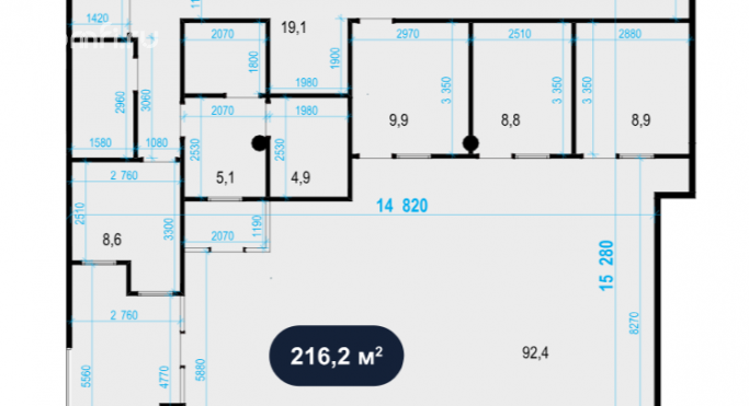 Аренда помещения свободного назначения 216.2 м², проспект Маршала Жукова - фото 2