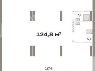 Продажа помещения свободного назначения 125 м²
