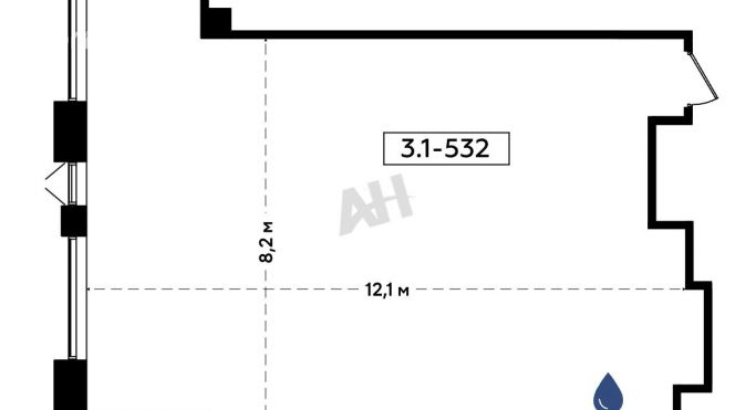 Продажа помещения свободного назначения 99 м², Новомихайловское шоссе - фото 1