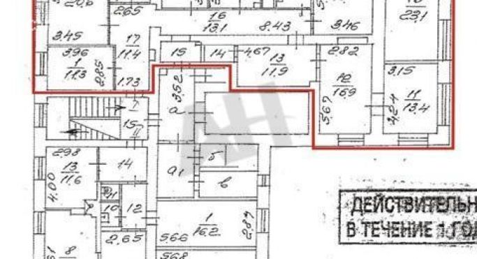 Аренда помещения свободного назначения 184 м², Ленинский проспект - фото 1