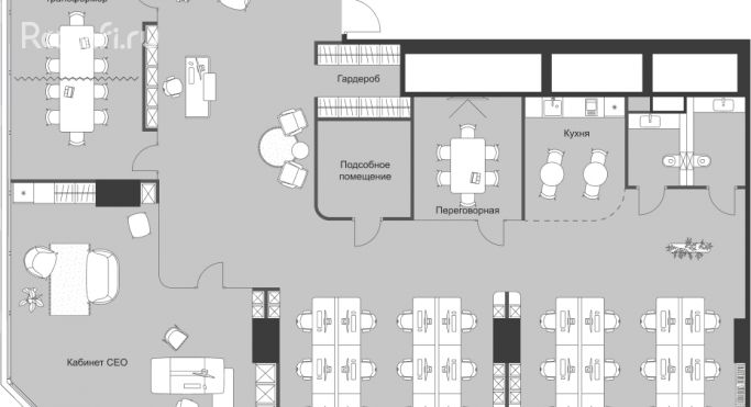 Продажа офиса 243.5 м², 3-я Хорошёвская улица - фото 4