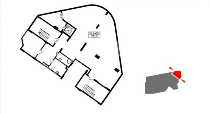 Продажа помещения свободного назначения 263 м², проспект Куприна - фото 2
