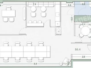 Продажа помещения свободного назначения 87 м²